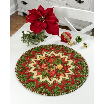 Point of View Folded Star Table Topper - Deck the Halls