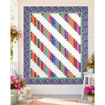 28th Floor Quilt Kit - Kipling Gardens