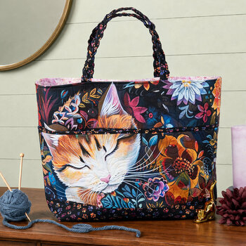 Playing with Panels Market Tote Kit - Calico Cat