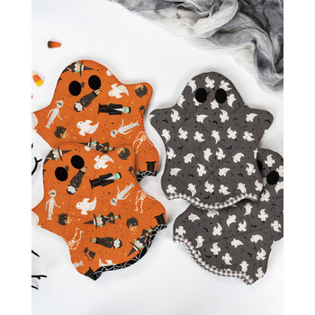 Ghostly Hot Pad Kits - Orange & Glow In The Dark