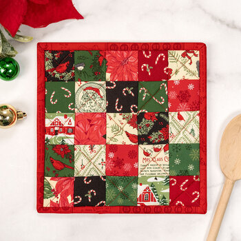 Fusible Grid Hot Pad Kit - Holiday Cheer