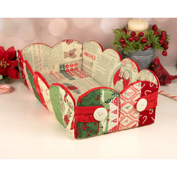 Scalloped Basket Kit - Holiday Cheer