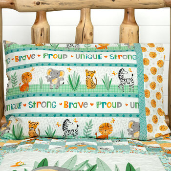 Magic Pillowcase Kit - Safari Snuggles - Standard Size