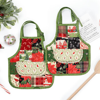 Apron Hot Pads Kit - Holiday Cheer - Makes 2