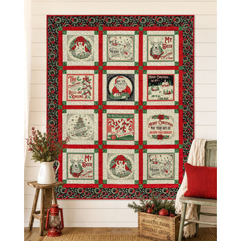 Holiday Cheer Panel Quilt Kit - RESERVE
