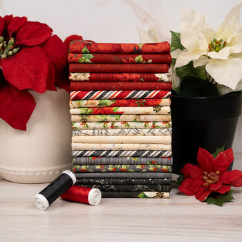 Poinsettia Radiance - Fabric & Precuts