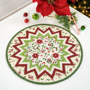 POV - Folded Star Table Topper - Peppermint and Pine