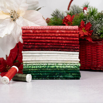 Tonga Batiks - Poinsettias