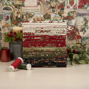 JUST IN: Candlelight Christmas Fabric & Precuts - Moda
