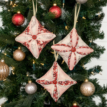 Cathedral Window Ornaments - Christmas Magic