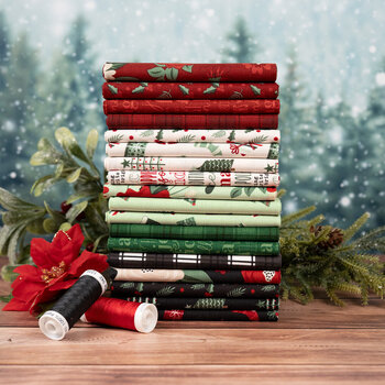 Evergreen Wishes fabric