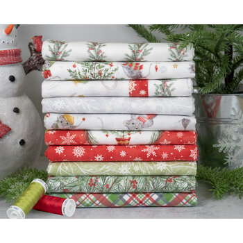 The Christmas Mouse Flannel Fat Quarter Reserve