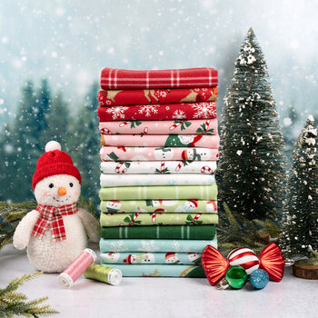 The North Pole Flannel by My Mind's Eye for Riley Blake Designs
