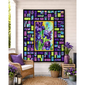 Stained Glass Panel Quilt Kit
