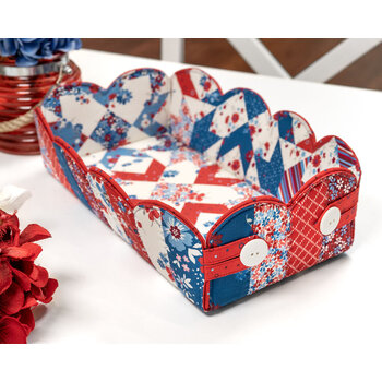 Scalloped Basket Kit - Front Porch Charm