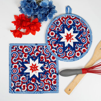 Folded Star Hot pad Kit - Celebrate The USA - Multi