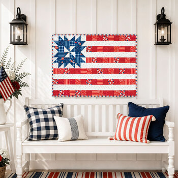 Fusible Grid Patchwork Flag Kit