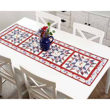 Fancy Star Table Runner Kit - Forever Blooms