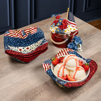 Bowl Cozy Kit - Stars & Stripes 14