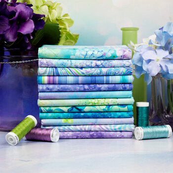 Hydrangea Dream by Chong-A Hwang for Timeless Treasures Fabrics