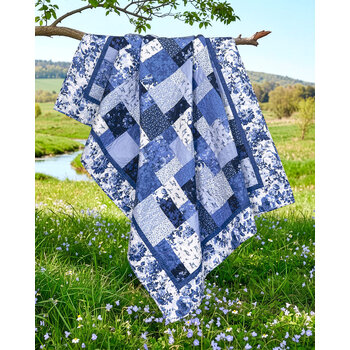Easy as ABC and 123 Quilt Kit - Blue Belle