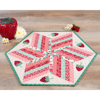 60 Degree Diamond Table Topper Kit - Berry & Sage