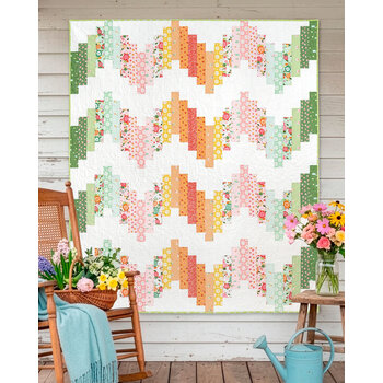 Ridiculously Easy Jelly Roll Quilt Kit - Summer Skies and Fireflies