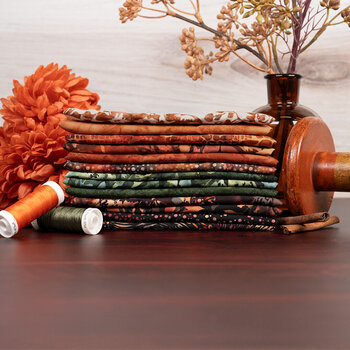 Bali Batiks - Cinnamon Spice by Hoffman Fabrics