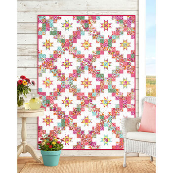 Layer Cake Ladder Quilt Kit - Zinnias
