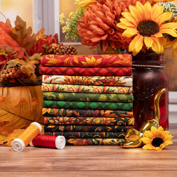 Autumn Cats by Peggy Collins for Benartex