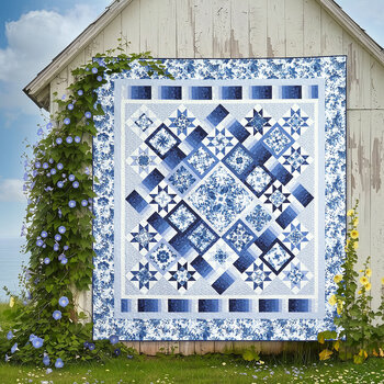 Keyboard Kaleidoscope BOM - Blue Belle