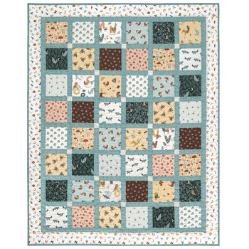 Charming Windows Quilt Kit - Alphabet City