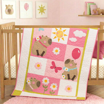 Capybara Cuddles Quilt Kit