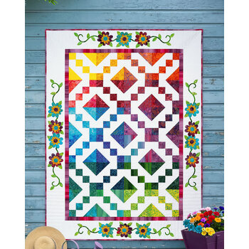 Ambrosia Quilt Kit - Sunburst Batiks