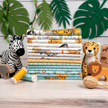 Safari Snuggles by Jenny Faw for Wilmington Prints