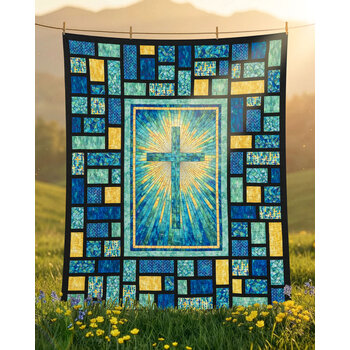 Stained Glass Panel Quilt II Kit - Risen