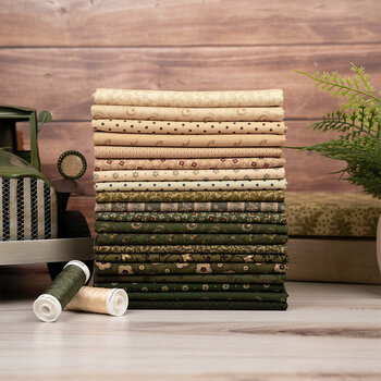 Old Village Greens by Pam Buda for Marcus Fabrics