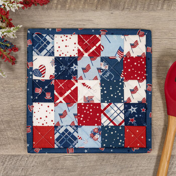 Fusible Grid hot Pad kit - Stars & stripes Forever