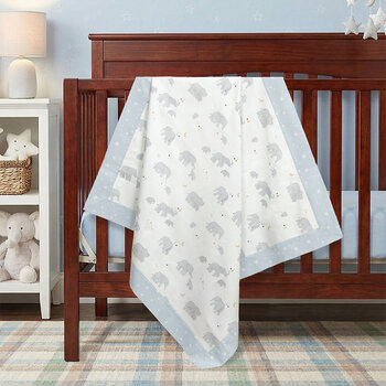 Self-Binding Receiving Blanket Kit - To The moon And Back