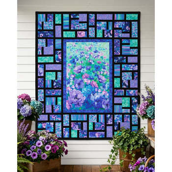 Stained Glass panel Quilt Kit - Bellagio