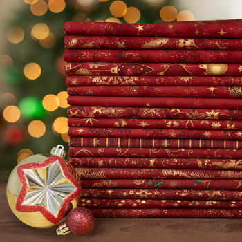 Stof Christmas 2026 Red/Gold by Stof Fabrics
