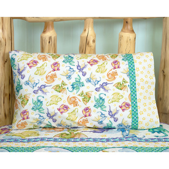Magic Pillowcase Kit - Dragon Friends - Standard Size