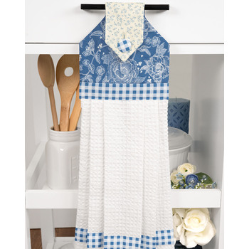 Hanging Towel Precut Kit - Penelope - Blue