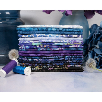 Bali Batiks - Dandelions at Dusk by Hoffman Fabrics