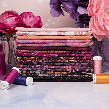 Bali Batiks Huckleberry Haven from Hoffman Fabrics