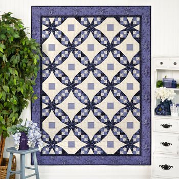 Tennessee Waltz Quilt Kit - Jasper Blue