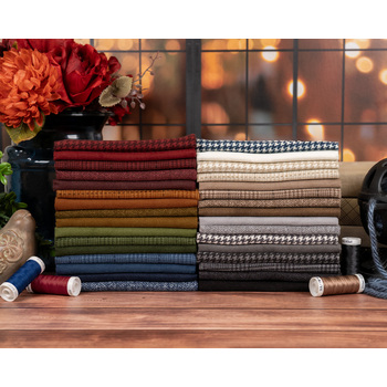 Flannel Gatherings Basics by Primitive Gatherings for Moda Fabrics