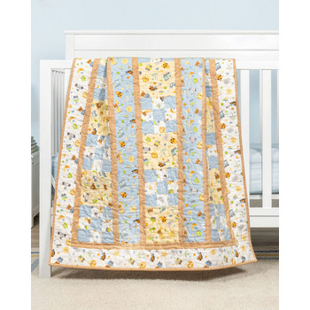 Patchwork Baby Quilt Kit - Special Delivery Flannel