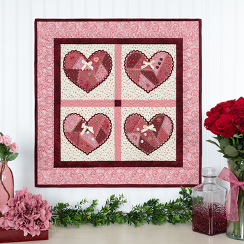 Crazy Hearts Wall Hanging Kit - Victoria
