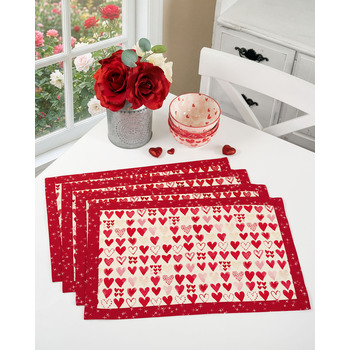 Self-Binding Placemats Kit - Makes 4 - Darling Peony